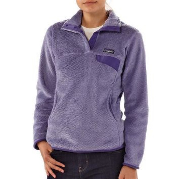 Patagonia Tops - Patagonia Fleece Pullover Purple Snap-T Small